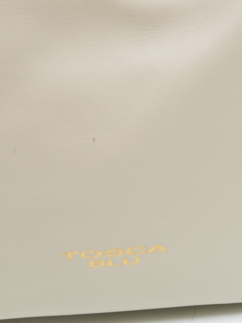 ANGIE Small leather shoulder bag ivory white - Women&rsquo;s Bags