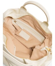 TOSCA BLU BEATRICE Leather bag with handle and shoulder strap ivory white - Women&rsquo;s Bags - 4