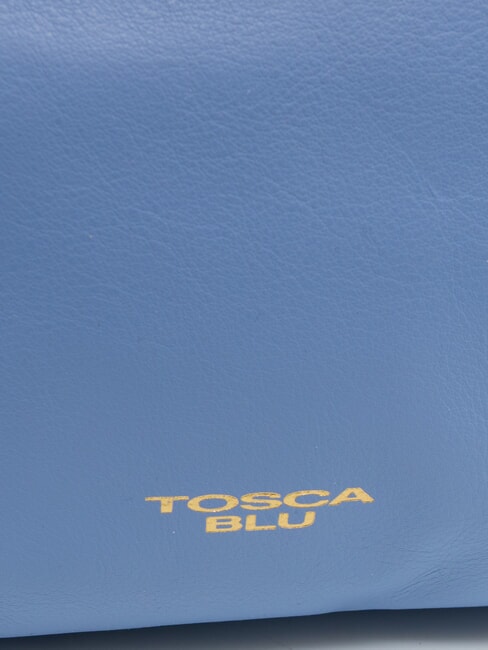 ANGIE Small leather shoulder bag Blue - Women’s Bags