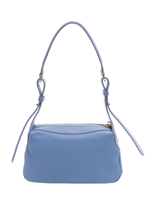 ANGIE Small leather shoulder bag Blue - Women’s Bags