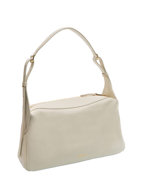 ANGIE Leather shoulder bag ivory white - Women&rsquo;s Bags