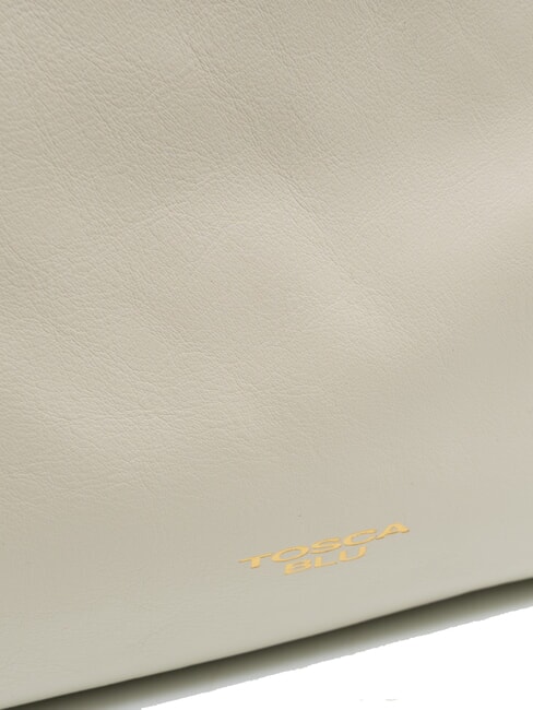 ANGIE Leather shoulder bag ivory white - Women&rsquo;s Bags