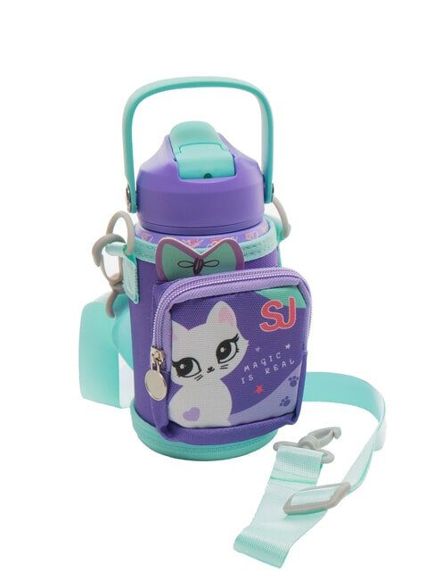 KIDS 350ml water bottle + bottle cage rootsblue - Thermal bottles