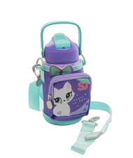 SJGANG KIDS 350ml water bottle + bottle cage rootsblue - Thermal bottles - 3