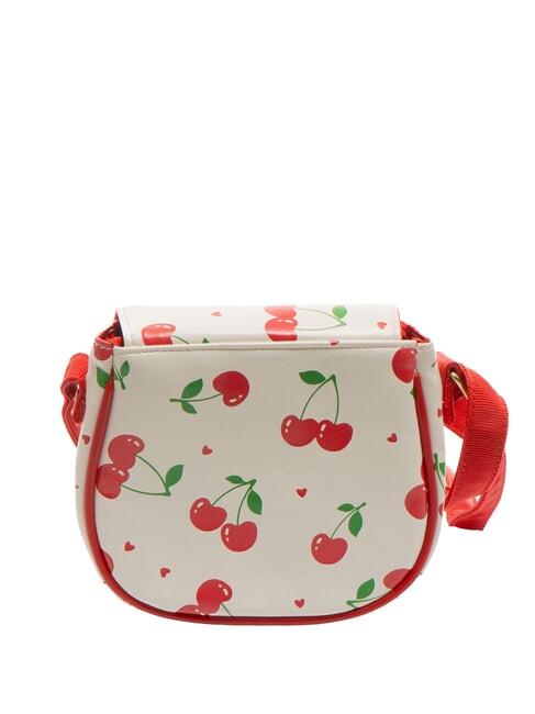 CHERRY Mini shoulder bag with flap white - Kids bags and accessories