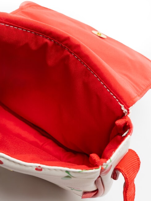 CHERRY Mini shoulder bag with flap white - Kids bags and accessories