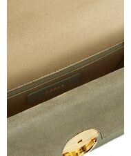 FURLA SFERA Leather shoulder bag with flap agaveb - Women&rsquo;s Bags - 4