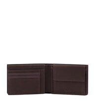 PIQUADRO PAAVO Leather coin wallet with flap MORO - Men&rsquo;s Wallets - 2