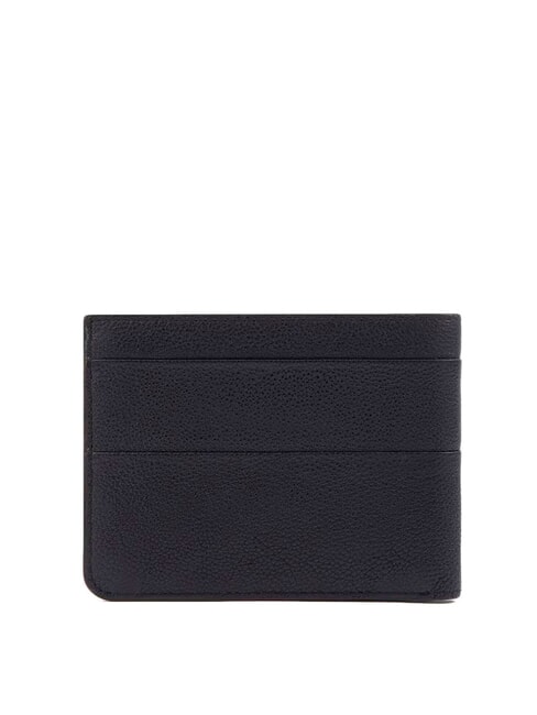 PAAVO Leather coin wallet with flap Black - Men’s Wallets