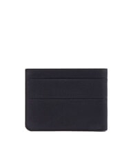 PIQUADRO PAAVO Leather coin wallet with flap Black - Men’s Wallets - 4