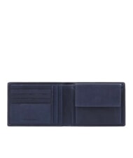 PIQUADRO RHINO  Leather wallet blue - Men’s Wallets - 2