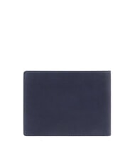 PIQUADRO RHINO  Leather wallet blue - Men’s Wallets - 3