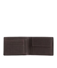 PIQUADRO RHINO Leather wallet, with flap MORO - Men’s Wallets - 2