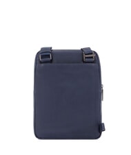 PIQUADRO RHINO Leather iPad 11" bag blue - Over-the-shoulder Bags for Men - 3