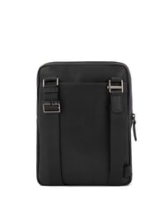 PIQUADRO PAAVO Large leather iPad bag Black - Over-the-shoulder Bags for Men - 3