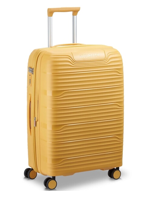SECURITECH DUNE Medium Expandable Trolley yellow - Rigid Trolley Cases