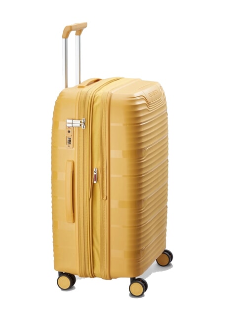 SECURITECH DUNE Medium Expandable Trolley yellow - Rigid Trolley Cases