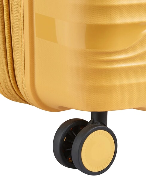 SECURITECH DUNE Medium Expandable Trolley yellow - Rigid Trolley Cases