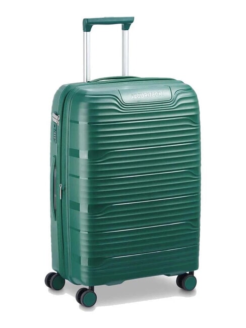 SECURITECH DUNE Medium Expandable Trolley iguana - Rigid Trolley Cases