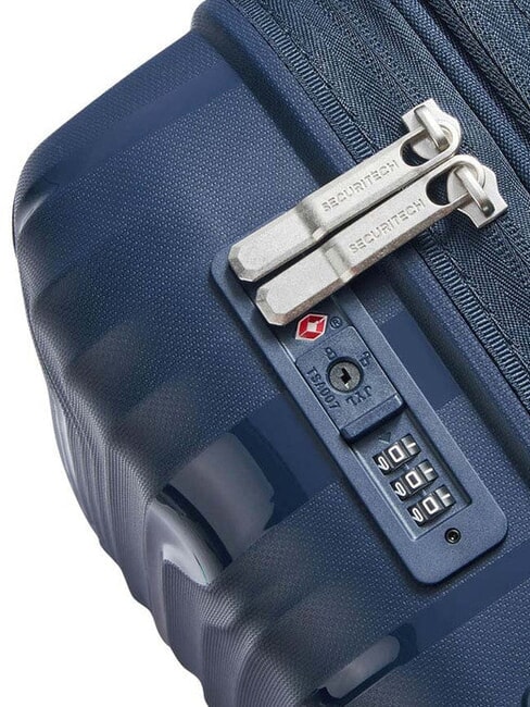 SECURITECH DUNE Medium Expandable Trolley blue - Rigid Trolley Cases