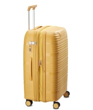 DELSEY SECURITECH DUNE Set of 3 trolleys: cabin, medium, large, exp yellow - Rigid Trolley Cases - 4
