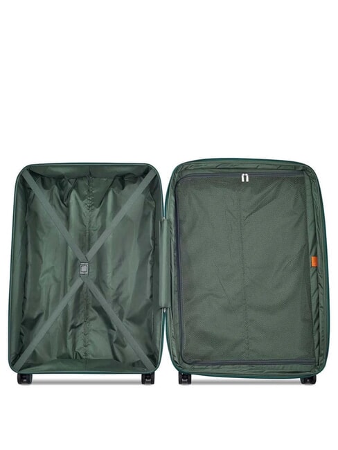 SECURITECH DUNE Set of 3 trolleys: cabin, medium, large, exp iguana - Rigid Trolley Cases