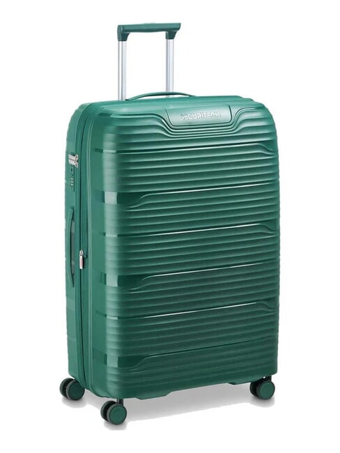 SECURITECH DUNE Set of 3 trolleys: cabin, medium, large, exp iguana - Rigid Trolley Cases