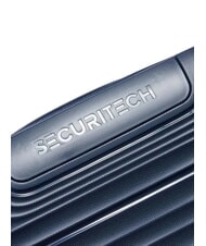 DELSEY SECURITECH DUNE Set of 3 trolleys: cabin, medium, large, exp blue - Rigid Trolley Cases - 8