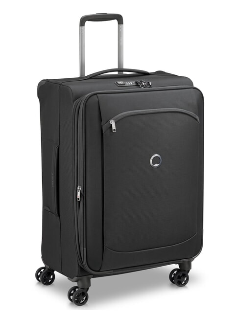 MONTMARTRE AIR 2.0 Medium trolley, expandable Black - Semi-rigid Trolley Cases