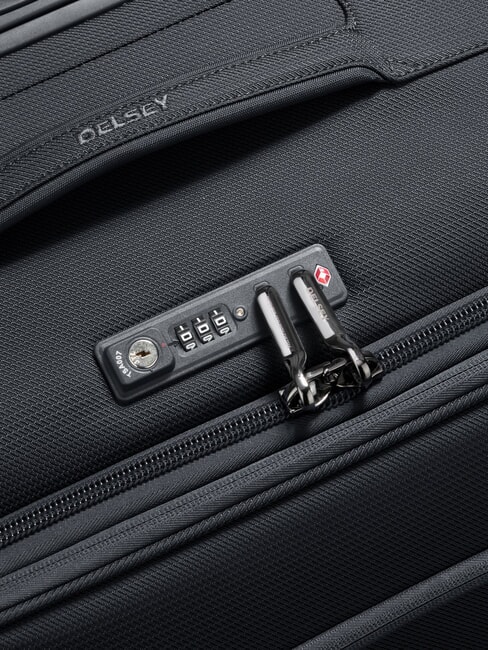 MONTMARTRE AIR 2.0 Medium trolley, expandable Black - Semi-rigid Trolley Cases