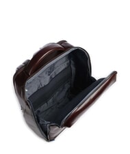 PIQUADRO BLUE SQUARE Leather backpack for 15.6" laptop MAHOGANY - Laptop backpacks - 3