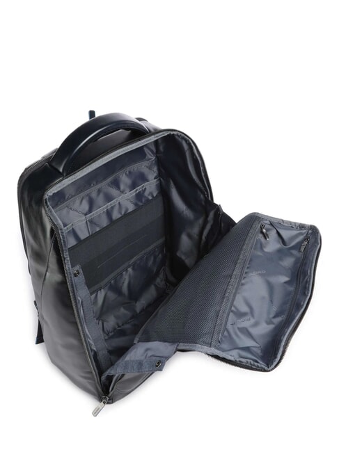 BLUE SQUARE Leather backpack for 15.6" laptop blue - Laptop backpacks