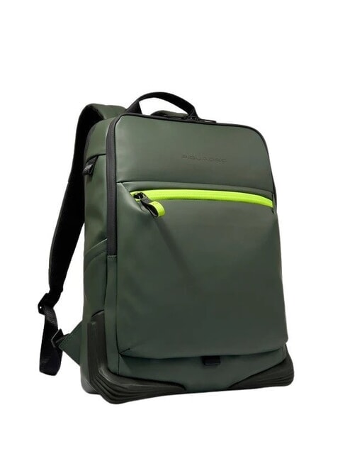 CORNER SPECIALE GOMMATO 15.6" laptop backpack GREEN - Laptop backpacks