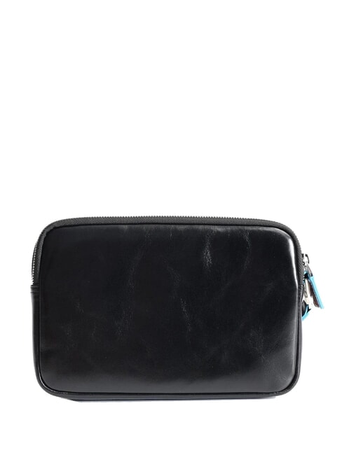 BLUE SQUARE Leather clutch with cuff Black - Over-the-shoulder Bags for Men