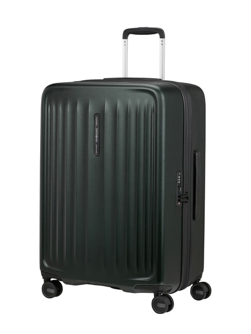 FYRM  Medium Trolley, Expandable deep green - Rigid Trolley Cases