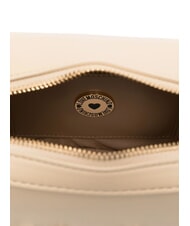 LOVE MOSCHINO CURSIVE LOGO Mini Shoulder Bag beige - Women’s Bags - 3