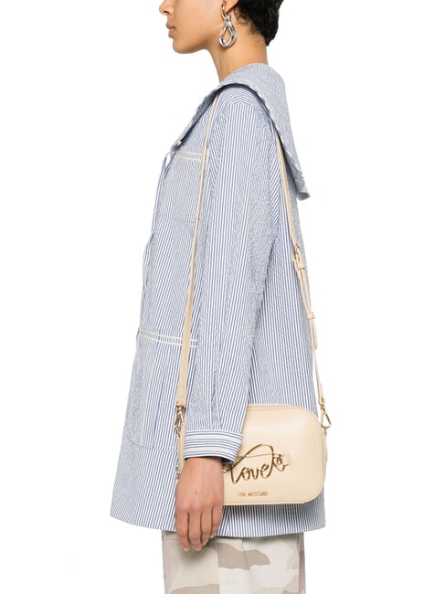 CURSIVE LOGO Mini Shoulder Bag beige - Women’s Bags