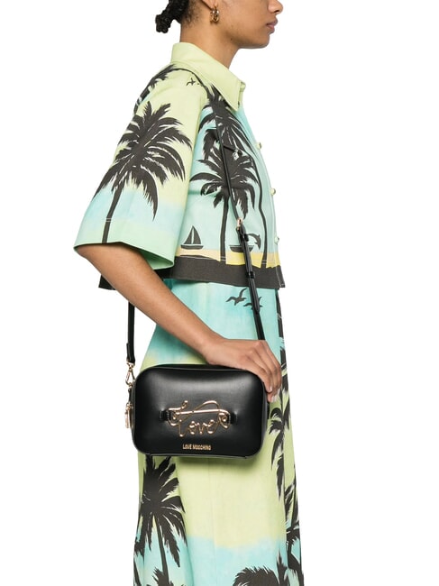 CURSIVE LOGO Mini Shoulder Bag Black - Women’s Bags