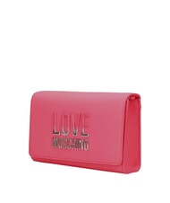 LOVE MOSCHINO CHAIN Lettering Shoulder bag fuchsia - Women’s Bags - 2