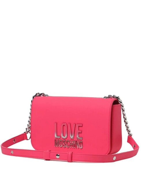LETTERING BICOLOR Shoulder bag fuchsia - Women&rsquo;s Bags