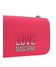 LOVE MOSCHINO LETTERING BICOLOR Shoulder bag fuchsia - Women&rsquo;s Bags - 3