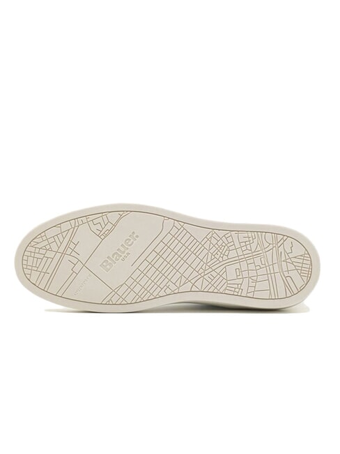 STATEN Leather sneakers white/navy - Men&rsquo;s shoes