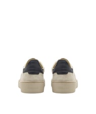 BLAUER STATEN Leather sneakers white/navy - Men’s shoes - 5