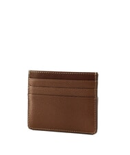 THE BRIDGE GEMMA  Flat leather card holder BROWN - Women’s Wallets - 2