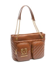 LOVE MOSCHINO CITY POCKETS Quilted shopping bag - Women’s Bags