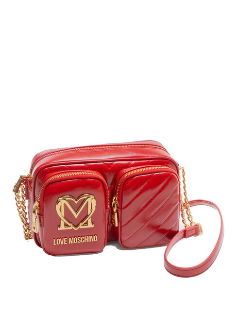 CITY POCKETS Quilted shoulder bag RED - Women&rsquo;s Bags