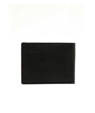 BLAUER FIRSTCLASS Leather wallet with flap and coins BLACK - Men’s Wallets - 4