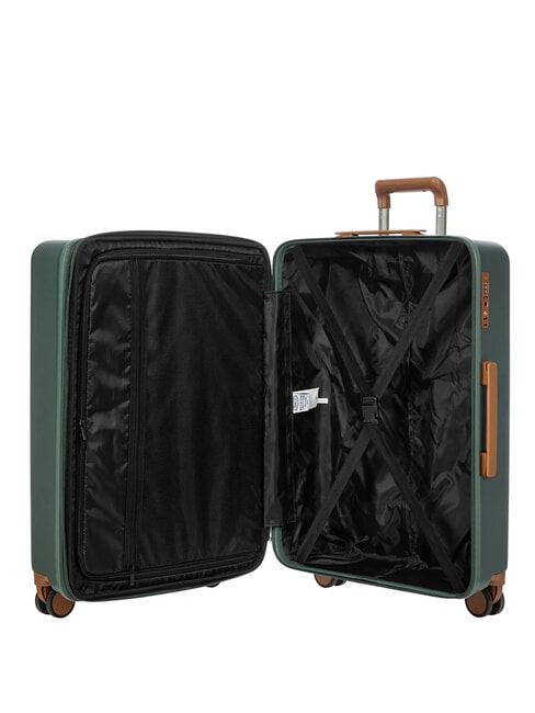 FERRARA Set of 3 trolleys: cabin, medium and large expandable green - Trolley Set