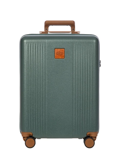 FERRARA Set of 3 trolleys: cabin, medium and large expandable green - Trolley Set