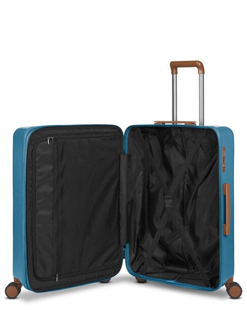 FERRARA Set of 3 trolleys: cabin, medium and large expandable denim - Trolley Set